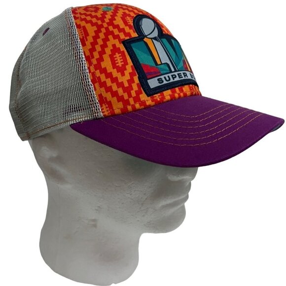 Official NFL Super Bowl LVII Men Mesh Trucker SnapBack Hat Cap Chiefs Eagles New - Picture 3 of 8